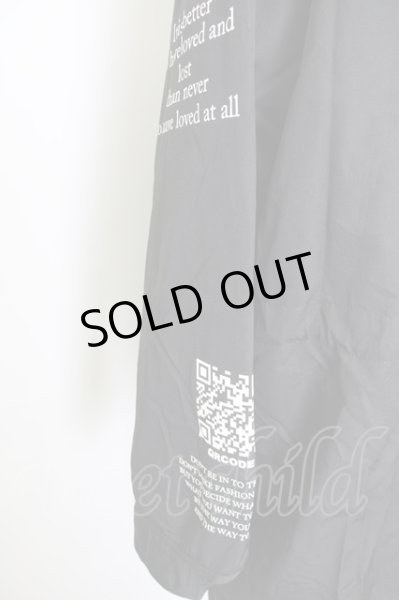 画像3: A’GEM / プリントモッズコート F ブラック T-24-10-23-012-AG-ou-YM-ZT-M115 (3)