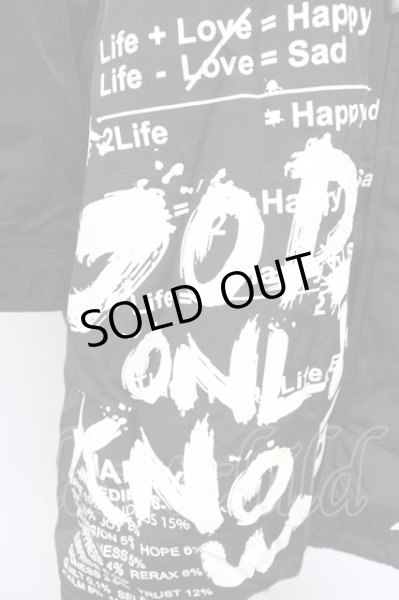 画像7: A’GEM / プリントモッズコート F ブラック T-24-10-23-012-AG-ou-YM-ZT-M115 (7)