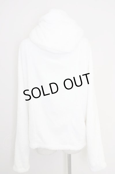 画像2: CIVARIZE / Fluffyボアパーカー F ホワイト T-24-10-28-005-CI-to-YM-ZT (2)