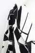 画像3: CIVARIZE / Reversal ジオメトリック総柄フード付きニットカーディガン 44 ホワイトxブラック T-24-10-28-006-CI-ou-YM-ZT088 (3)