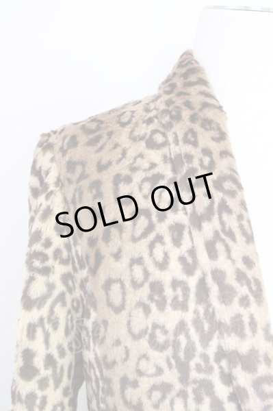 画像3: CIVARIZE / ショールカラーレオパードファージャケット 46 ブラウン T-24-10-28-007-CI-ja-YM-ZT088 (3)