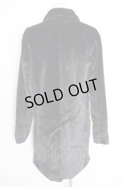 画像2: CIVARIZE / Insane ロングファーコート 44 ブラック T-24-10-28-011-CI-ou-YM-ZT-M100 (2)