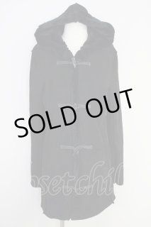 CIVARIZE / フェイクムートンチェスターコート 46 ブラック T-24-11-08