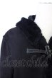 画像3: CIVARIZE / Invade フェイクムートンダッフルコート 46 ブラック T-24-10-28-012-CI-ou-YM-ZT-M100 (3)