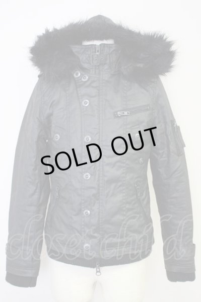 画像1: CIVARIZE / コーティングギミックN3Bブルゾン 46 ブラック T-24-10-28-014-CI-ou-YM-ZT (1)