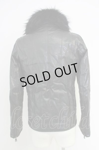 画像2: FUGA / ジャケット.ラムレザーダウン 44 ブラック T-24-10-29-015-FU-ja-YM-ZT (2)