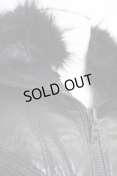 画像6: FUGA / ジャケット.ラムレザーダウン 44 ブラック T-24-10-29-015-FU-ja-YM-ZT (6)