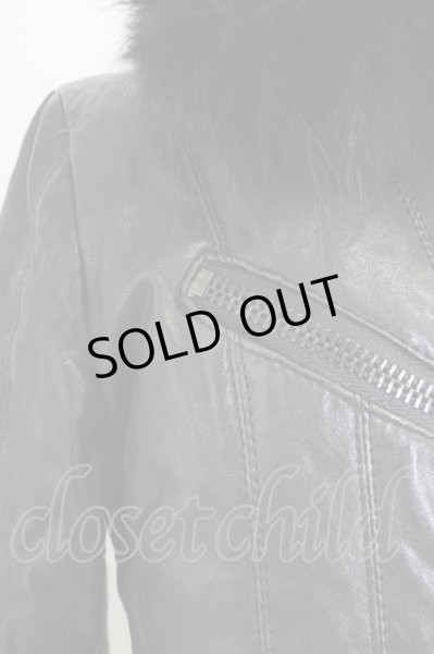 画像8: FUGA / ジャケット.ラムレザーダウン 44 ブラック T-24-10-29-015-FU-ja-YM-ZT (8)