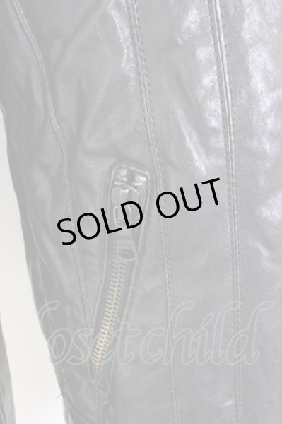 画像9: FUGA / ジャケット.ラムレザーダウン 44 ブラック T-24-10-29-015-FU-ja-YM-ZT (9)