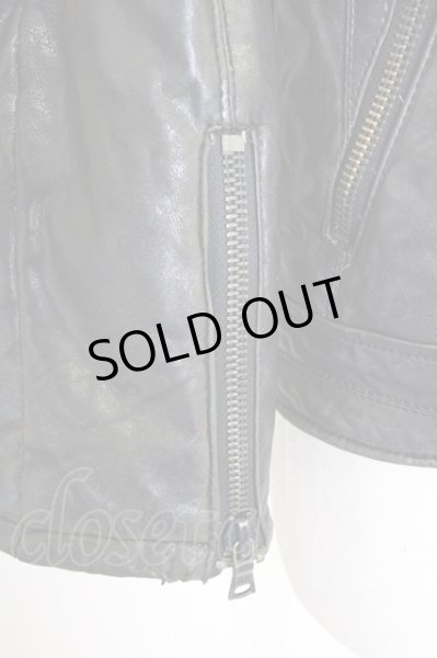 画像14: FUGA / ジャケット.ラムレザーダウン 44 ブラック T-24-10-29-015-FU-ja-YM-ZT (14)