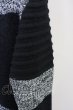 画像6: CIVARIZE / Pollスウィッチングプルオーバーニット 46 ブラックｘグレー T-24-10-29-004-CI-to-YM-ZT087 (6)