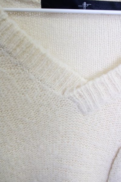画像3: NO ID. / モヘア昆ポケットニット 1 アイボリー T-24-10-29-001-NO-to-YM-ZT087 (3)