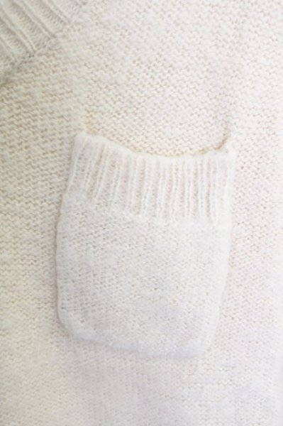 画像4: NO ID. / モヘア昆ポケットニット 1 アイボリー T-24-10-29-001-NO-to-YM-ZT087 (4)