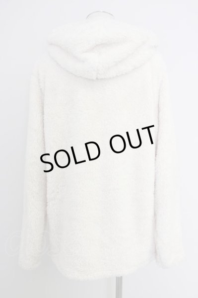 画像2: L'Arc-en-Ciel / フリースボアパーカー  アイボリー T-24-10-29-007-La-to-YM-ZT088 (2)