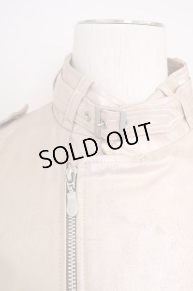 画像5: TORNADO MART / ジャケット.ベルテッドネックピッグレザー2WAYライダース M ピンク T-24-10-29-009-TO-ja-YM-ZT-ML004 (5)