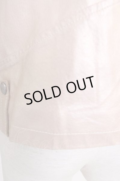 画像15: TORNADO MART / ジャケット.ベルテッドネックピッグレザー2WAYライダース M ピンク T-24-10-29-009-TO-ja-YM-ZT-ML004 (15)