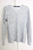 画像1: NO ID. / ベリーナパイルVネックニット 1 グレー T-24-10-29-002-NO-to-YM-ZT087 (1)