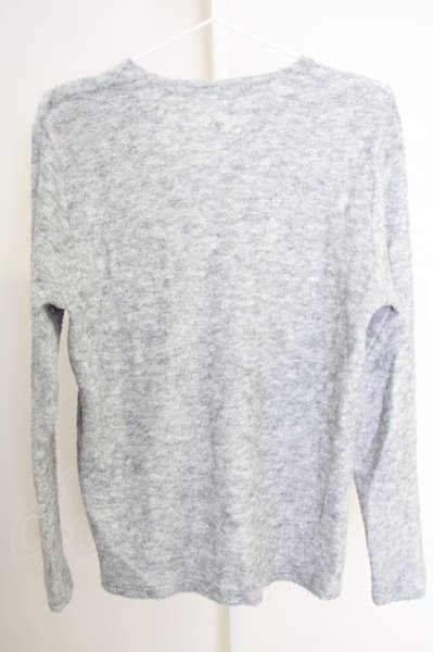 画像2: NO ID. / ベリーナパイルVネックニット 1 グレー T-24-10-29-002-NO-to-YM-ZT087 (2)