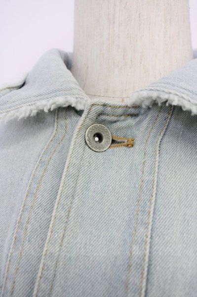 画像4: rovtski / DENIM BOA オーバーサイズLONG Gジャン F ライトインディゴ T-24-10-29-010-ro-ou-YM-ZT-M106 (4)