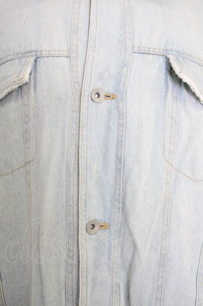 画像8: rovtski / DENIM BOA オーバーサイズLONG Gジャン F ライトインディゴ T-24-10-29-010-ro-ou-YM-ZT-M106 (8)