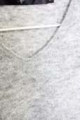 画像3: NO ID. / ベリーナパイルVネックニット 1 グレー T-24-10-29-002-NO-to-YM-ZT087