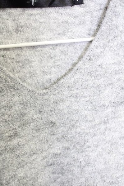 画像3: NO ID. / ベリーナパイルVネックニット 1 グレー T-24-10-29-002-NO-to-YM-ZT087 (3)