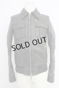 GalaabenD / ジャケット.COW STEER A-2'15AW m ブラック T-24-10-29-011-Ga-ja-YM-ZT