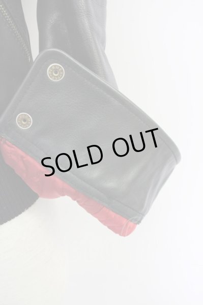 画像9: GalaabenD / ジャケット.COW STEER A-2'15AW m ブラック T-24-10-29-011-Ga-ja-YM-ZT (9)