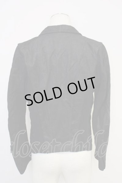 画像2: JOHNNY WOLF / ジャケット.ゴートヌバックテーラード 1 ブラック T-24-10-30-006-JO-ja-YM-ZT-ML021 (2)