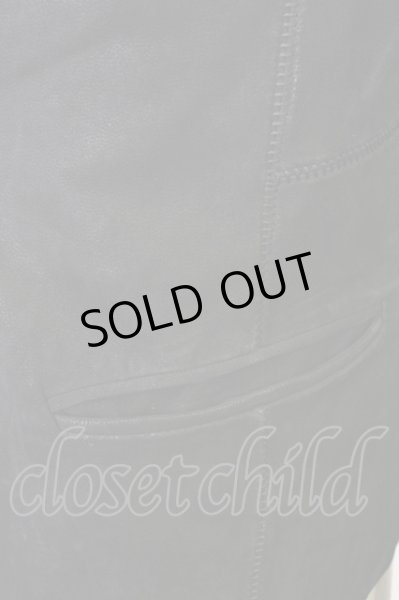 画像9: JOHNNY WOLF / ジャケット.ゴートヌバックテーラード 1 ブラック T-24-10-30-006-JO-ja-YM-ZT-ML021 (9)