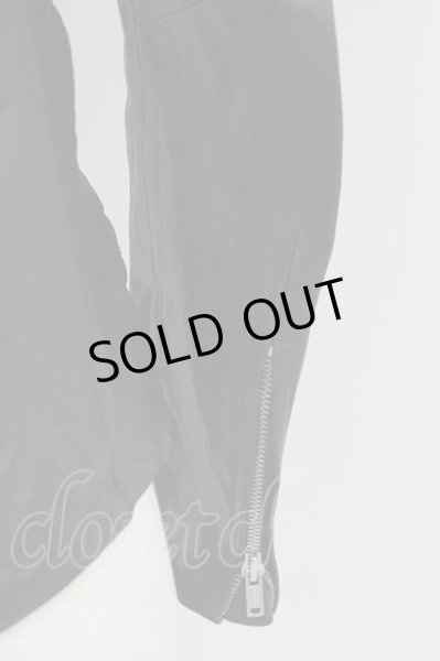 画像3: BUFFALO BOBS / ジャケット.kanyamiki ゴートレザーライダース 1 ブラック T-24-10-30-007-BU-ja-YM-ZT (3)