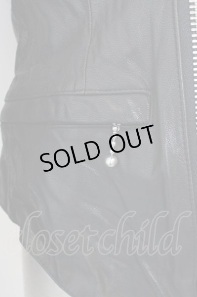 画像5: BUFFALO BOBS / ジャケット.kanyamiki ゴートレザーライダース 1 ブラック T-24-10-30-007-BU-ja-YM-ZT (5)