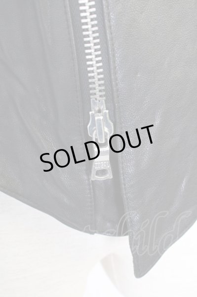 画像6: BUFFALO BOBS / ジャケット.kanyamiki ゴートレザーライダース 1 ブラック T-24-10-30-007-BU-ja-YM-ZT (6)