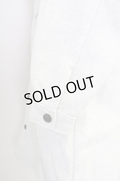 画像3: NO ID. / シャツ.ライトメルトンロングCPO ONE アイボリー T-24-10-30-008-NO-sh-YM-ZT-M113 (3)