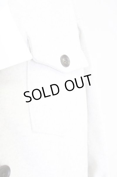 画像5: NO ID. / シャツ.ライトメルトンロングCPO ONE アイボリー T-24-10-30-008-NO-sh-YM-ZT-M113 (5)