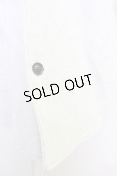 画像6: NO ID. / シャツ.ライトメルトンロングCPO ONE アイボリー T-24-10-30-008-NO-sh-YM-ZT-M113 (6)