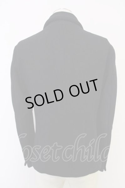 画像2: Black by VANQUISH / ジャケット.ウールカバーオール S ブラック T-24-10-30-009-Bl-ja-YM-ZT-M113 (2)