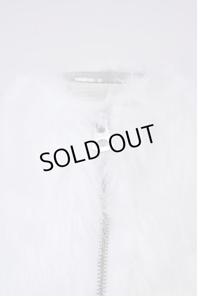 画像4: CIVARIZE / Conquest スタンドネックロングファーコート 48 ホワイト T-24-11-08-002-CI-ou-YM-ZT-M001 (4)