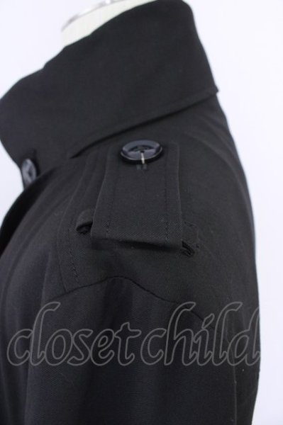 画像5: CIVARIZE / 二重襟ドレープロングコート 46 ブラック T-24-11-08-013-CI-ou-YM-ZT-M002 (5)