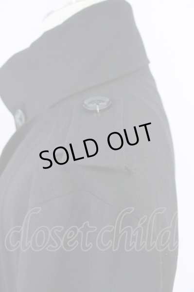 画像5: CIVARIZE / 二重襟ドレープロングコート 46 ブラック T-24-11-08-013-CI-ou-YM-ZT-M002 (5)