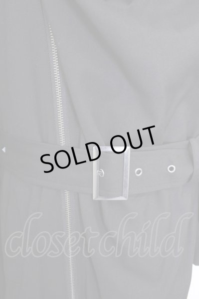 画像7: CIVARIZE / 二重襟ドレープロングコート 46 ブラック T-24-11-08-013-CI-ou-YM-ZT-M002 (7)