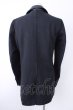 画像2: CIVARIZE / Infection衿ゴートレザーライダースコート 46 ブラック T-24-11-08-014-CI-ou-YM-ZT-M002 (2)