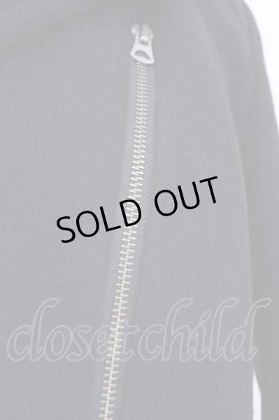 画像5: CIVARIZE / Infection衿ゴートレザーライダースコート 46 ブラック T-24-11-08-014-CI-ou-YM-ZT-M002 (5)