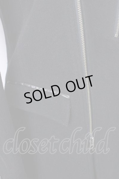 画像6: CIVARIZE / Infection衿ゴートレザーライダースコート 46 ブラック T-24-11-08-014-CI-ou-YM-ZT-M002 (6)