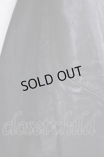 画像8: CIVARIZE / Infection衿ゴートレザーライダースコート 46 ブラック T-24-11-08-014-CI-ou-YM-ZT-M002 (8)