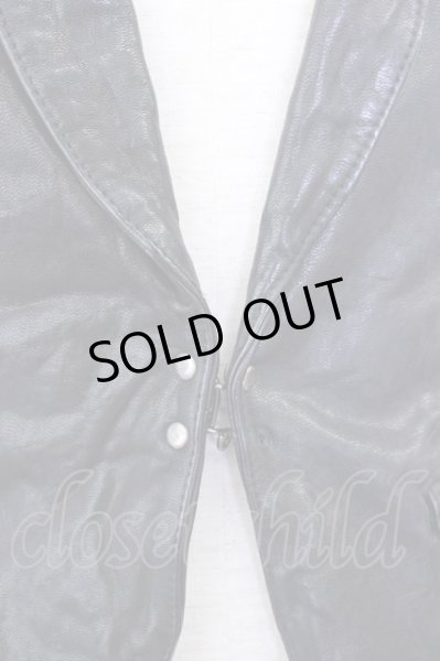 画像4: BUFFALO BOBS / ベスト.ゴートレザーベスト 2 ブラック T-24-11-08-015-BU-to-YM-ZT (4)