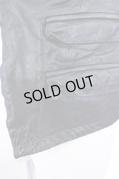 画像10: BUFFALO BOBS / ベスト.ゴートレザーベスト 2 ブラック T-24-11-08-015-BU-to-YM-ZT (10)