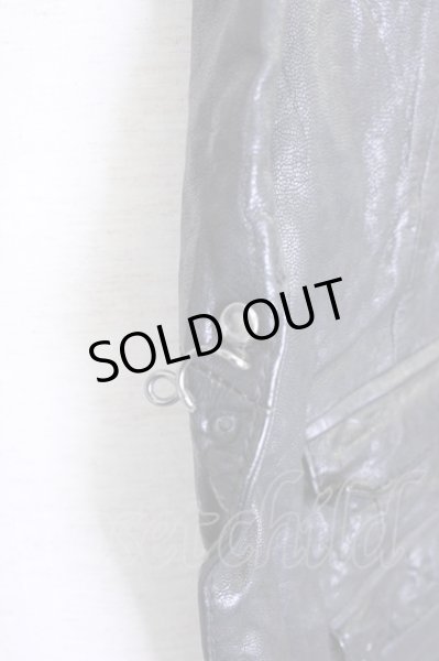 画像12: BUFFALO BOBS / ベスト.ゴートレザーベスト 2 ブラック T-24-11-08-015-BU-to-YM-ZT (12)