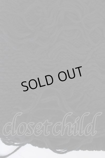 画像5: CIVARIZE / Lid ブロークンニットビーニーキャップ  ブラック T-24-11-08-018-CI-za-YM-ZT (5)