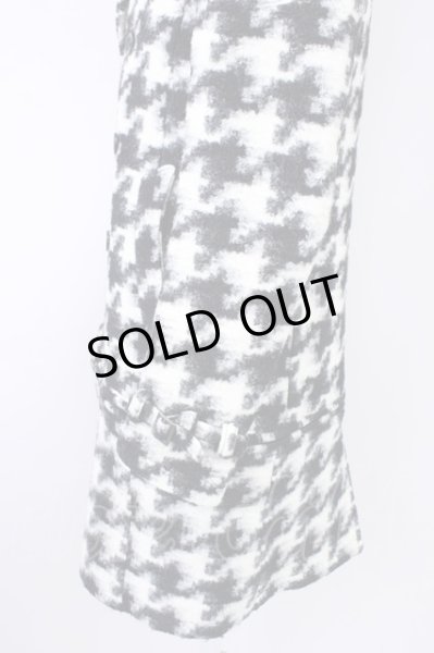 画像3: CIVARIZE / Secret 2wayスライバー ニットコート 46 ブラックｘホワイト T-24-11-08-006-CI-ou-YM-ZY (3)